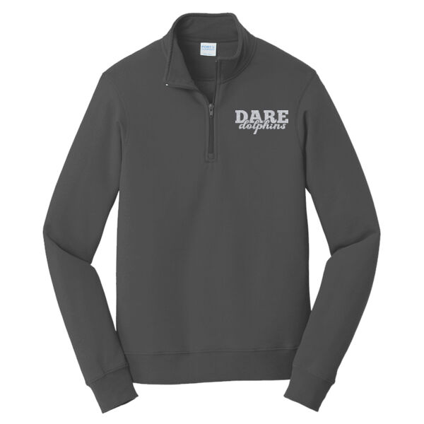 1/z Zip Fleece Pullover with Dare Glitter logo Thumbnail